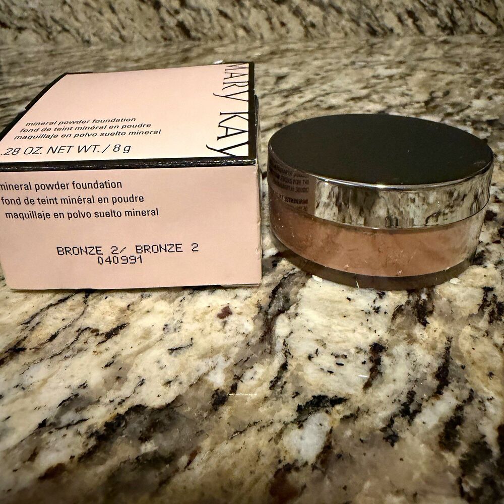 Mary Kay Mineral Powder Foundation Bronze 2 040991 .28 oz Discontinued NIB